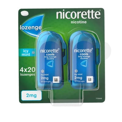 Nicorette Cools 2mg lozenges — NHS Quit Smoking treatment