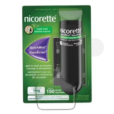 Nicorette QuickMist 1mg/dose mouthspray freshmint — NHS Quit Smoking treatment