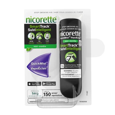 Nicorette QuickMist SmartTrack 1mg/dose mouthspray — NHS Quit Smoking treatment