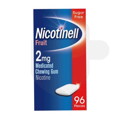 Nicotinell Fruit 2mg medicated chewing gum — NHS Quit Smoking treatment