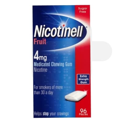 Nicotinell Fruit 4mg medicated chewing gum — NHS Quit Smoking treatment