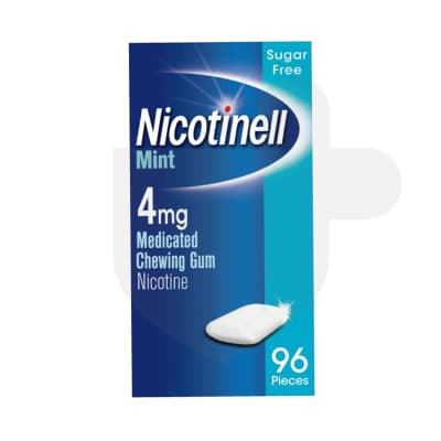 Nicotinell Mint 4mg medicated chewing gum — NHS Quit Smoking treatment