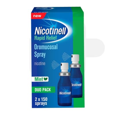 Nicotinell Rapid Relief 1mg/dose oromucosal spray — NHS Quit Smoking treatment