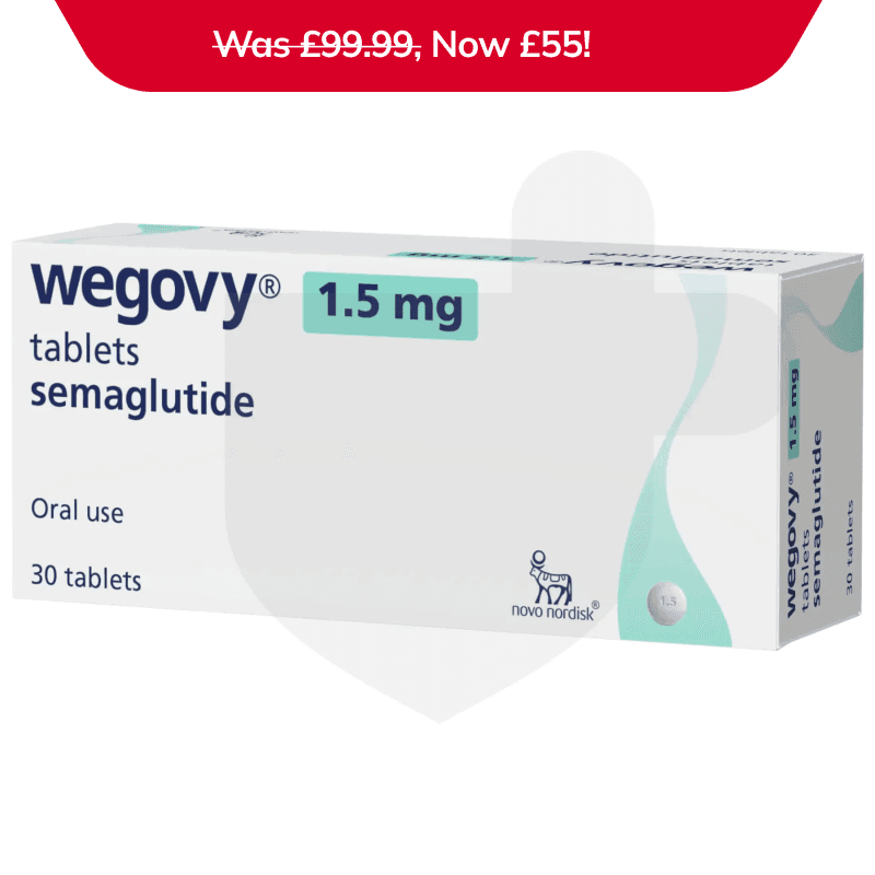 Wegovy Tablets packaging which is available to order online from NowPatient with free next day delivery