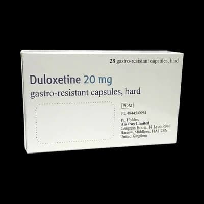 Duloxetine packaging which is available to order online from NowPatient with free next day delivery