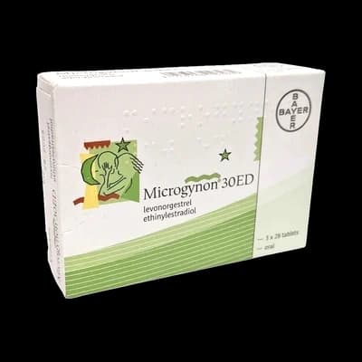 Microgynon 30 ED packaging which is available to order online from NowPatient with free next day delivery