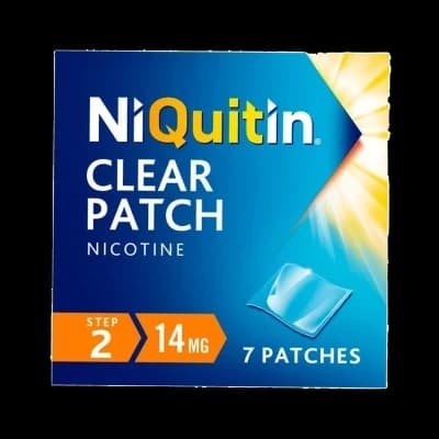 An image of NiQuitin Clear 14mg patches