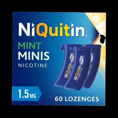 An image of NiQuitin Minis Mint 1.5mg lozenges