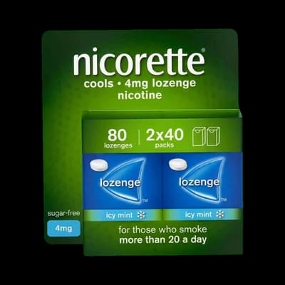 An image of Nicorette Cools 4mg lozenges