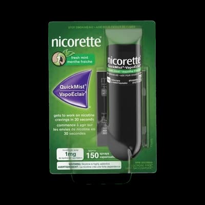 An image of Nicorette QuickMist 1mg/dose mouthspray freshmint