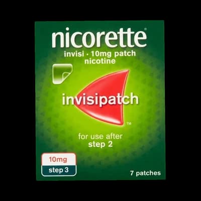An image of Nicorette invisi 10mg/16hours patches