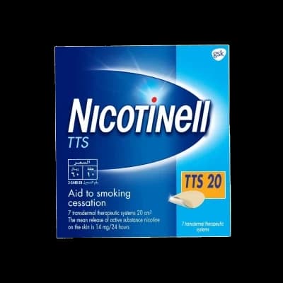 An image of Nicotinell TTS 20 patches