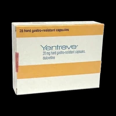 Yentreve packaging which is available to order online from NowPatient with free next day delivery