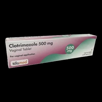 Clotrimazole Pessary packaging which is available to order online from NowPatient with free next day delivery