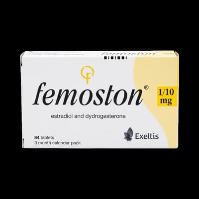 Femoston packaging which is available to order online from NowPatient with free next day delivery