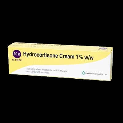 Hydrocortisone packaging which is available to order online from NowPatient with free next day delivery