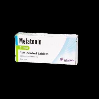 Melatonin packaging which is available to order online from NowPatient with free next day delivery