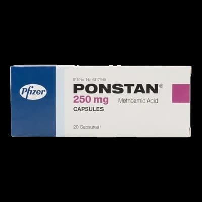 Ponstan 250mg capsules.