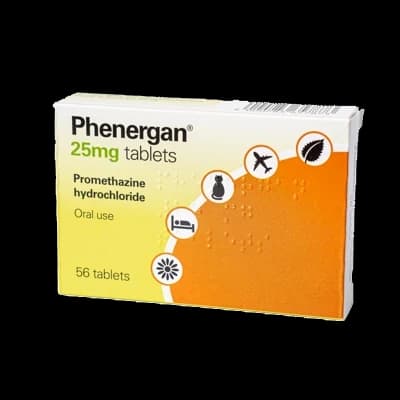 Phenergan packaging which is available to order online from NowPatient with free next day delivery