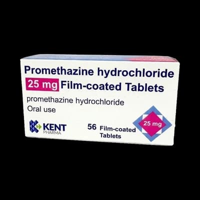 Promethazine packaging which is available to order online from NowPatient with free next day delivery