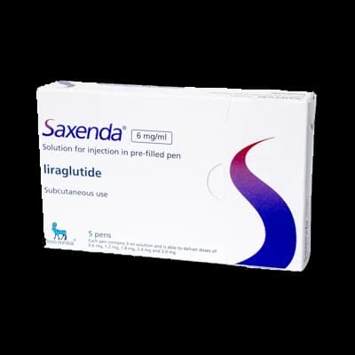A box of Saxenda injections.