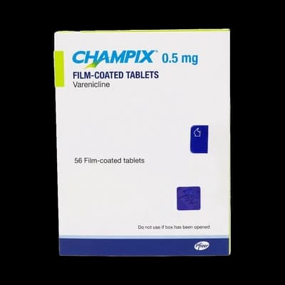 Champix 0.5mg-1mg medication pack