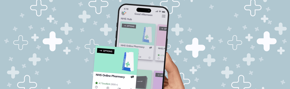 NHS Online Pharmacy Tablet hero