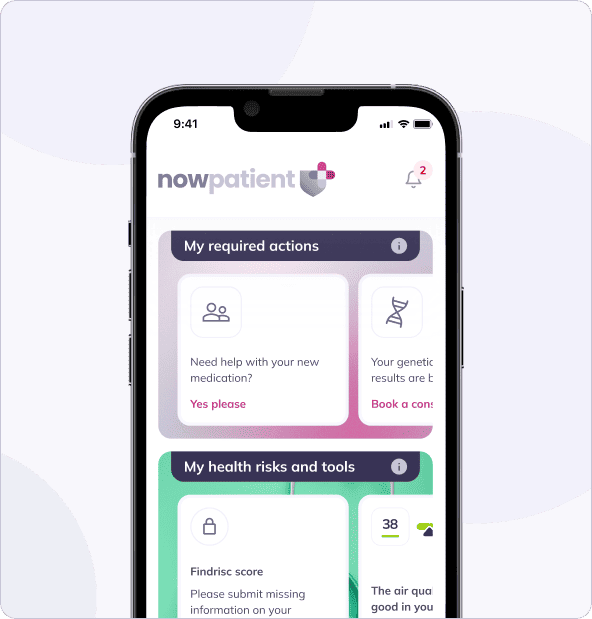 NowPatient's New Medication Service on the dashboard