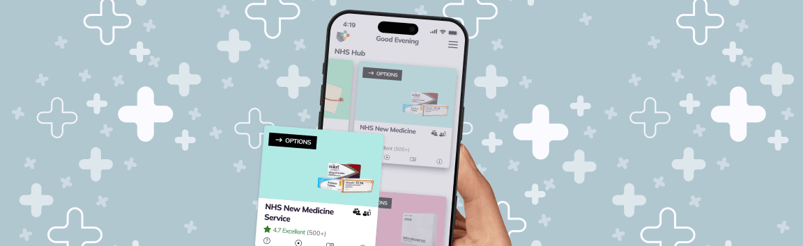 NHS New Medicine Service tablet image