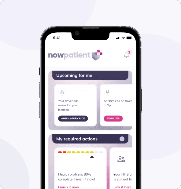 NowPatient's Genetic Medicines Test dashboard