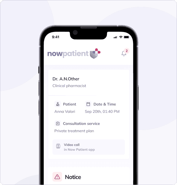 NowPatient's Private Treatment Plans consultation booked