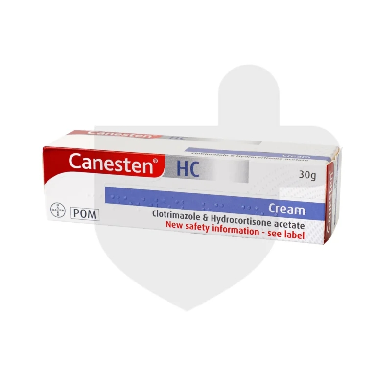 Canesten hc cream, containing hydrocortisone, is available in a 50ml size.
