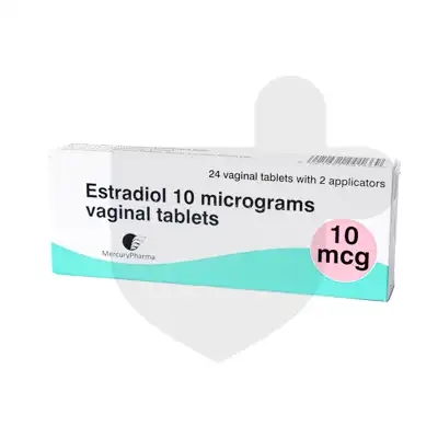 Estradiol 10 micrograms vaginal tablets 10mg.