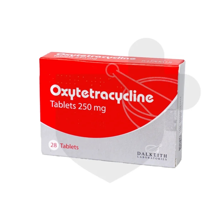Oxytracaine tablets 250mg, containing Oxytetracycline.