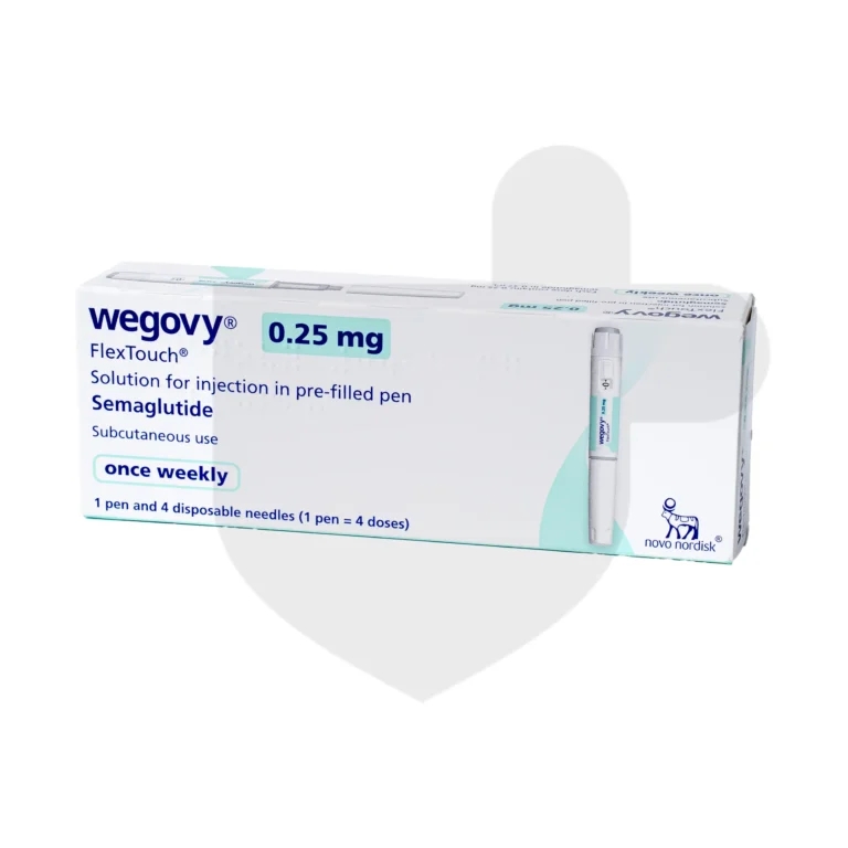 A box of Wegovy, a vegyy 2 mg medication.