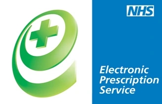 NHS electronic prescription service logo for efficient healthcare.