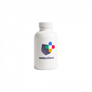 Medication bottle with Nowpatient logo