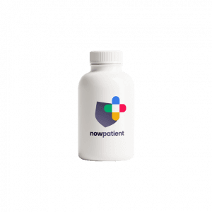 Medication bottle with Nowpatient logo