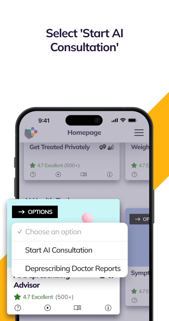 AI Deprescribing Advisor step 2