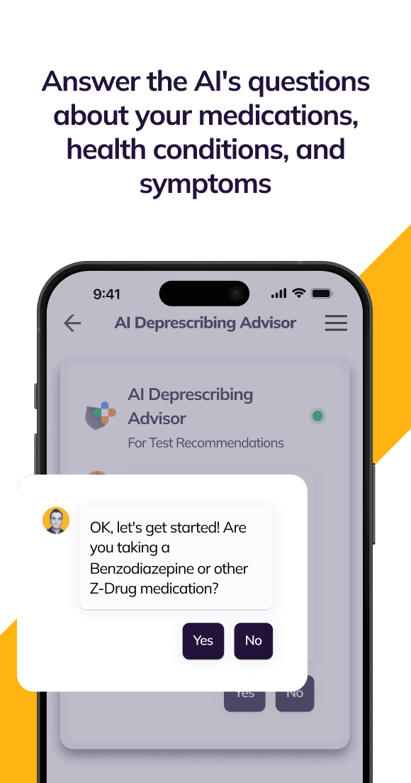 AI Deprescribing Advisor step 3