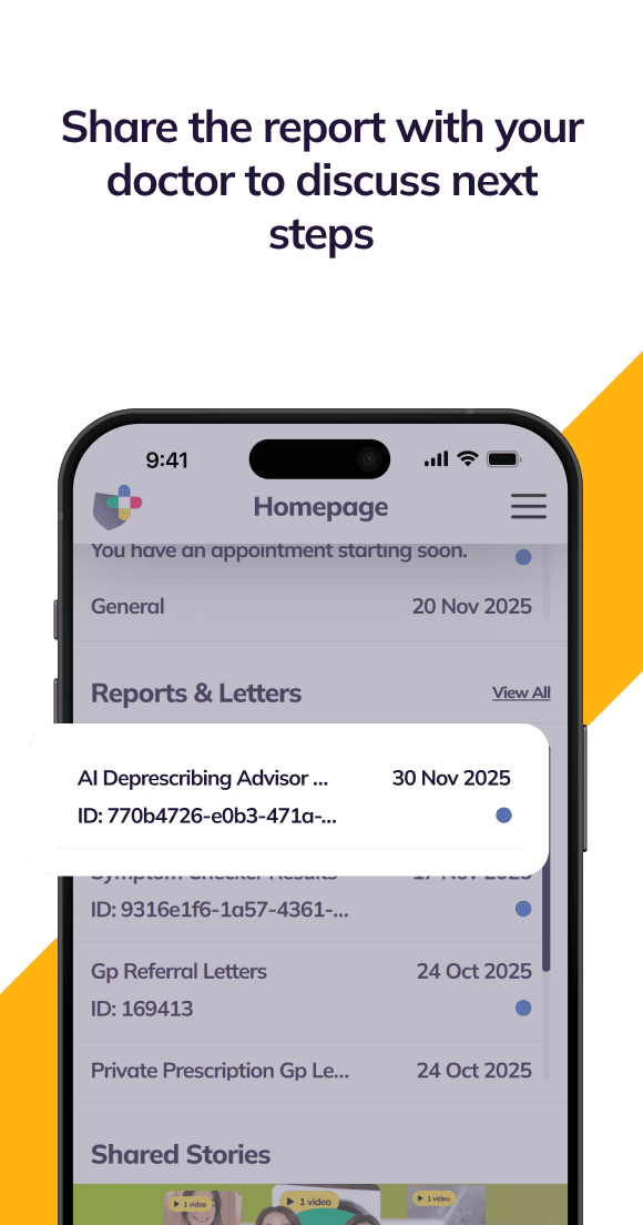AI Deprescribing Advisor step 5