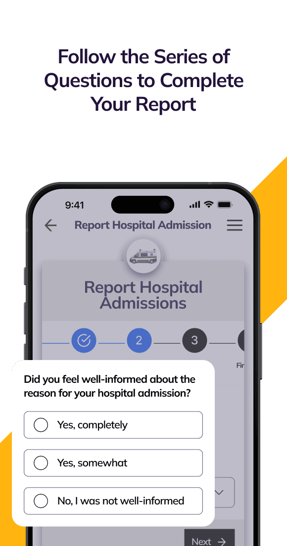 Report Hospital Admissions step 3