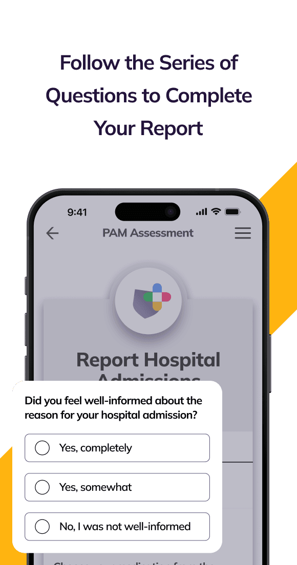 report hospital admissions step 3