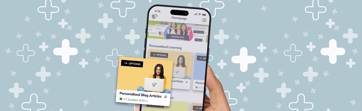 Personalized Learning tablet image