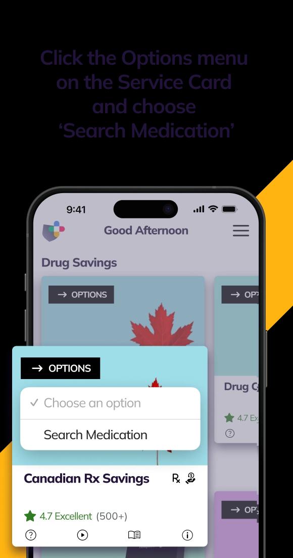 NowPatient's Canadian Rx Savings Step 2