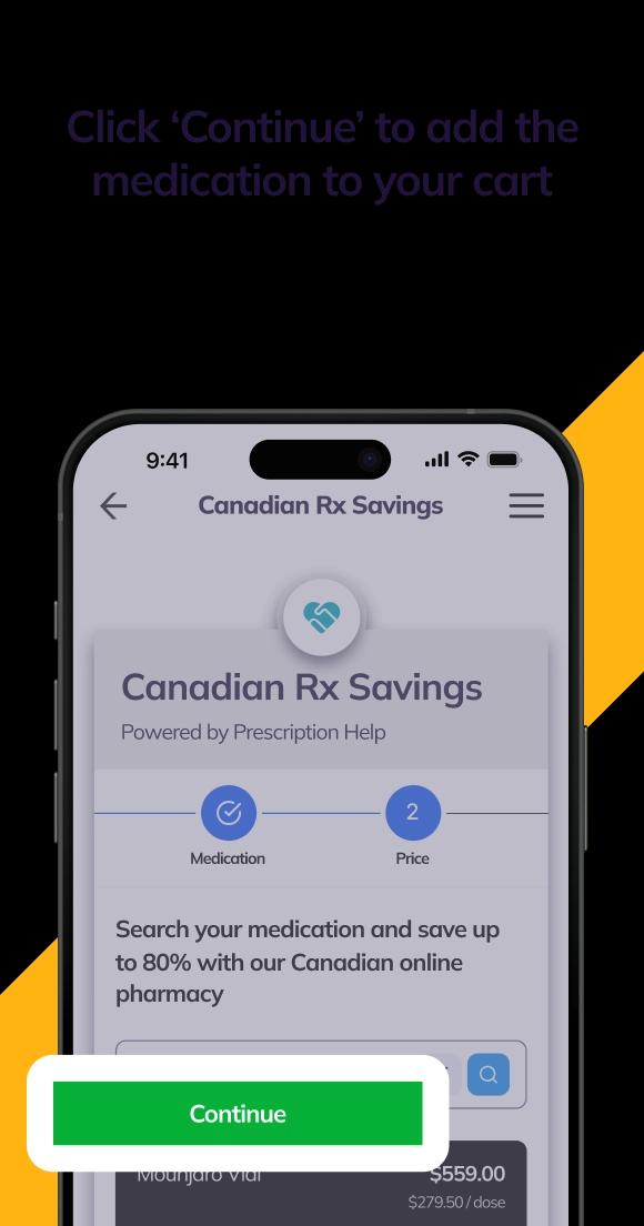 NowPatient's Canadian Rx Savings Step 5