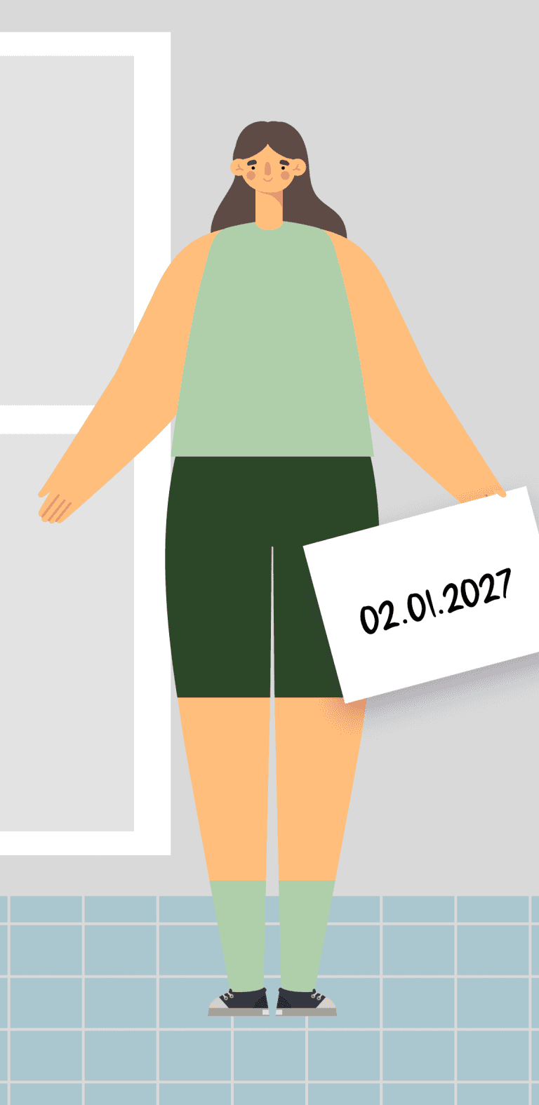 Standing face on image