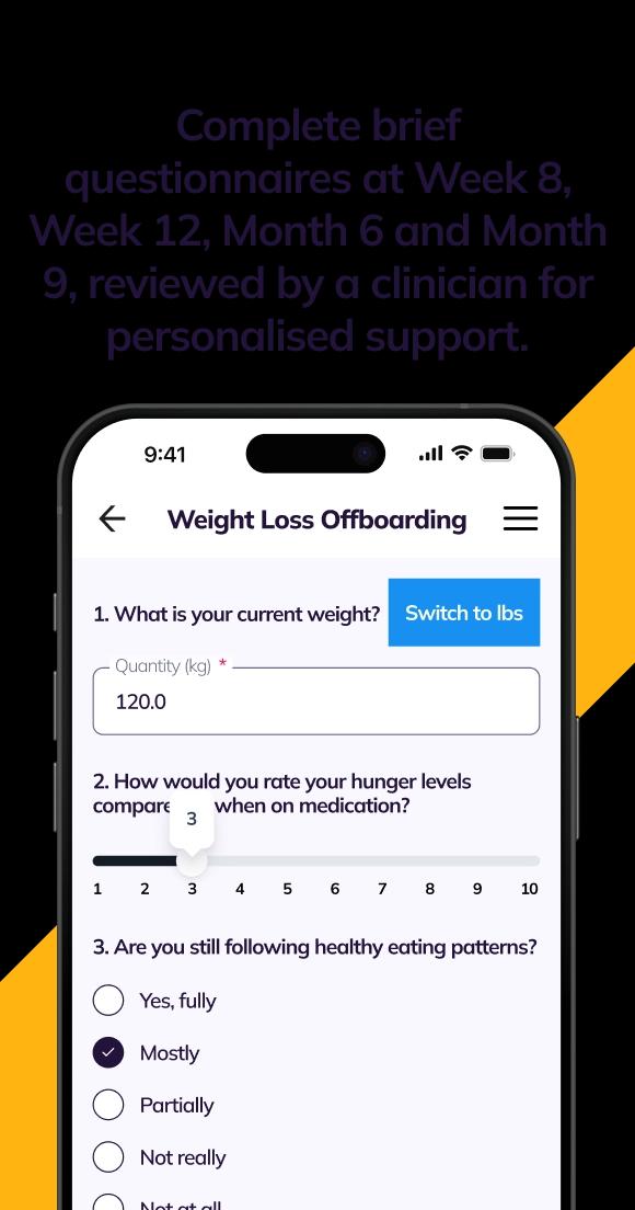 NowPatient Weight Loss Treatment Cessation Program Step 5