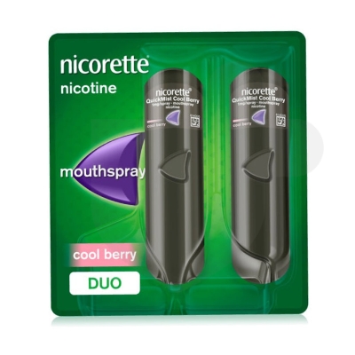 Nicorette QuickMist 1mg/dose mouthspray cool berry