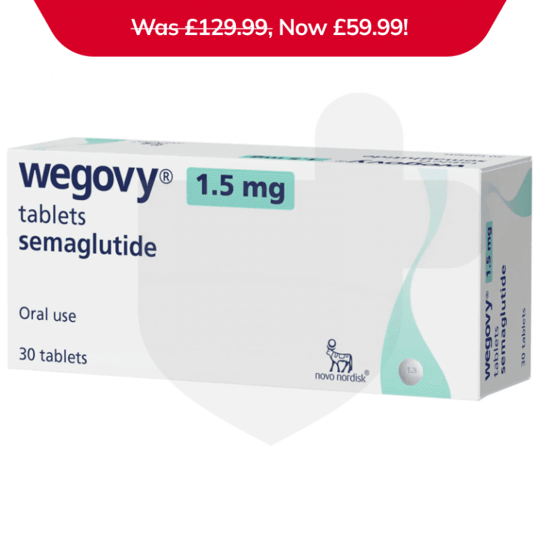 Wegovy Tablets packaging which is available to order online from NowPatient with free next day delivery